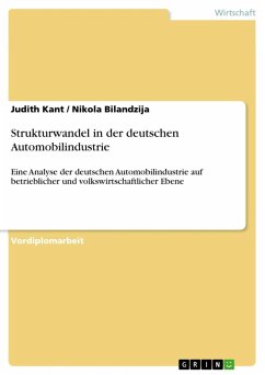 Strukturwandel in der deutschen Automobilindustrie (eBook, ePUB)