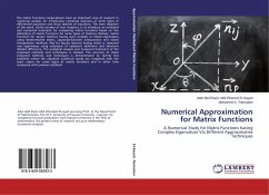 Numerical Approximation for Matrix Functions - El-Sayed, Adel Abd Elaziz Abd Elhamid;Ramadan, Mohamed A.