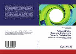 Administrative Decentralization and People¿s Participation