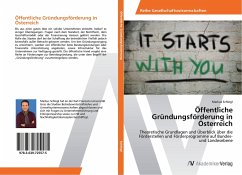Cover Öffentliche Gründungsförderung in Österreich