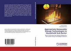 Appropriate Renewable Energy Technologies in Household Sub-Sector