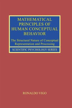Mathematical Principles of Human Conceptual Behavior (eBook, PDF) - Vigo, Ronaldo