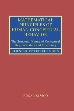 Mathematical Principles of Human Conceptual Behavior (eBook, ePUB) - Vigo, Ronaldo