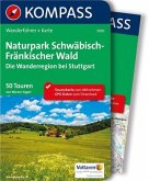 KOMPASS Wanderführer Naturpark Schwäbisch-Fränkischer Wald, Die Wanderregion bei Stuttgart, m. 1 Karte