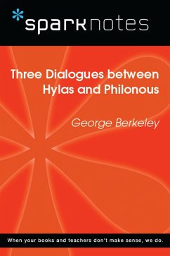 Cover Three Dialogues between Hylas Philonous (SparkNotes Philosophy Guide) (eBook, ePUB)