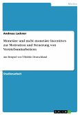 Monetäre und nicht monetäre Incentives zur Motivation und Steuerung von Vertriebsmitarbeitern (eBook, ePUB)