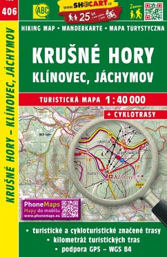 Cover Wanderkarte Tschechien Krusne hory - Klinovec, Jachymov 1 : 40 000