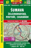 Wanderkarte Tschechien Sumava - Zeleznorudsko, Povydri, Churanov 1 : 40 000