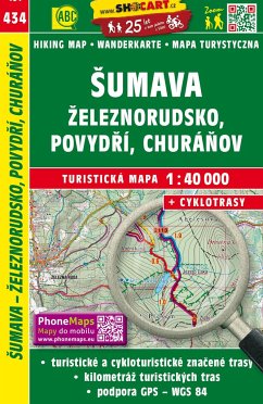 Cover Wanderkarte Tschechien Sumava - Zeleznorudsko, Povydri, Churanov 1 : 40 000