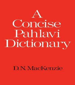 A Concise Pahlavi Dictionary (eBook, PDF) - Mackenzie, D. N.