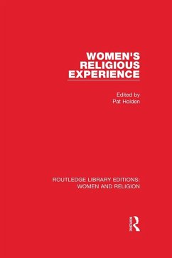 Cover Women's Religious Experience (RLE Women and Religion) (eBook, PDF)