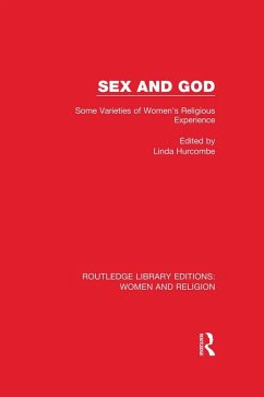 Cover Sex and God (RLE Women and Religion) (eBook, PDF)