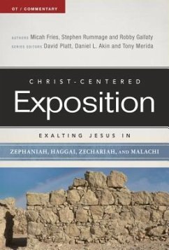 Exalting Jesus in Zephaniah, Haggai, Zechariah, and Malachi - Fries, Micah; Rummage, Stephen; Gallaty, Robby