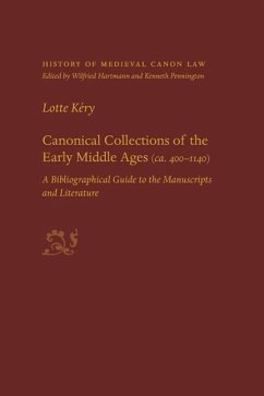 Canonical Coll Early Middle Ages - Kery, Lotte