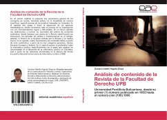 Análisis de contenido de la Revista de la Facultad de Derecho UPB - Higuita Olaya, Gustavo Adolfo