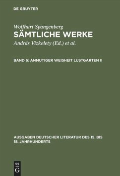 Cover Anmutiger Weisheit Lustgarten. Zweiter Teil