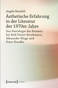 Ästhetische Erfahrung in der Literatur der 1970er Jahre (eBook, PDF) - Bandeili, Angela