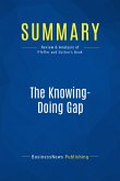 Summary: The Knowing-Doing Gap (eBook, ePUB)