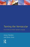 Taming the Vernacular (eBook, ePUB)