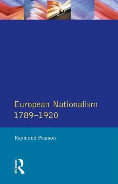 The Longman Companion to European Nationalism 1789-1920 (eBook, ePUB) - Pearson, Raymond