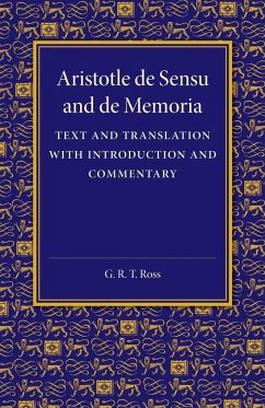 de Sensu and de Memoria - Aristotle