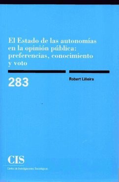 El estado de las autonomías en la opinión pública : preferencias, conocimiento y voto - Liñeira Sánchez, Robert