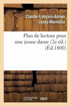 Cover Plan de Lecture Pour Une Jeune Dame (2e Éd.)