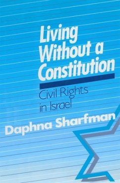 Living without a Constitution - Sharfman, Daphna