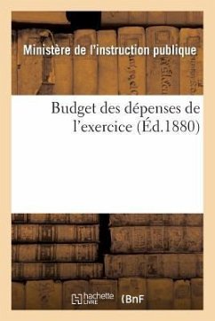 Budget Des Dépenses de l'Exercice... - Simoutre, Charles-Jean-Baptiste