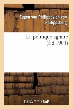 Cover La politique agraire