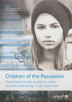 Children of the Recession: The Impact of the Economic Crisis on Child Well-Being in Rich Countries