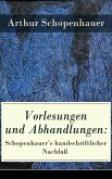 Vorlesungen und Abhandlungen: Schopenhauer's handschriftlicher Nachlaß (eBook, ePUB)