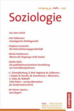 Soziologie Jg. 44 (2015) 1