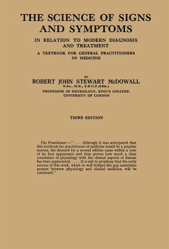 The Science of Signs and Symptoms (eBook, PDF) - McDowall, Robert John Stewart