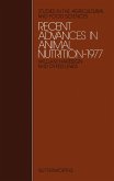 Recent Advances in Animal Nutrition - 1977 (eBook, PDF) Recent Advances in Animal Nutrition - 1977 (eBook, PDF)