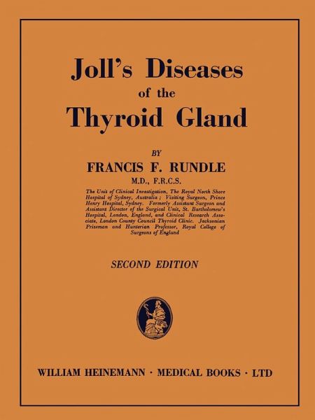 Joll's Diseases of the Thyroid Gland (eBook, PDF) Joll's Diseases of the Thyroid Gland (eBook, PDF)