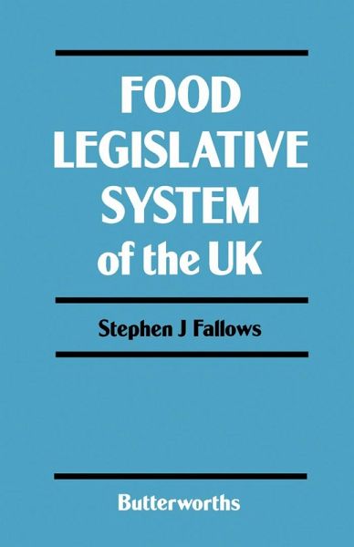 Food Legislative System of the UK (eBook, PDF)