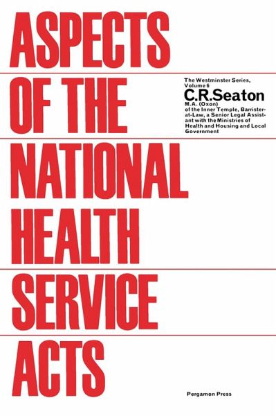 Aspects of the National Health Service Acts (eBook, PDF) Aspects of the National Health Service Acts (eBook, PDF)