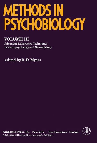 Methods in Psychobiology (eBook, PDF) Methods in Psychobiology (eBook, PDF)