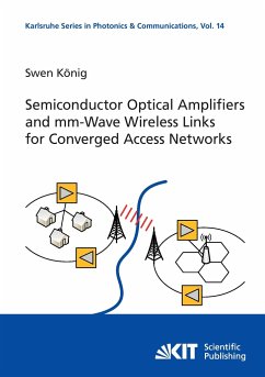 Semiconductor Optical Amplifiers and mm-Wave Wireless Links for Converged Access Networks
