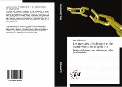 Les mesures d¿isolement et de contentions en psychiatrie - De Benedictis, Luigi