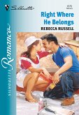 Right Where He Belongs (Mills & Boon Silhouette) (eBook, ePUB)