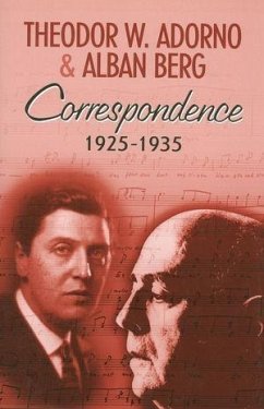 Correspondence 1925-1935 (eBook, PDF) - Adorno, Theodor W.; Berg, Alban