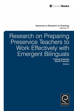 Cover Research on Preparing Preservice Teachers to Work Effectively with Emergent Bilinguals (eBook, ePUB)