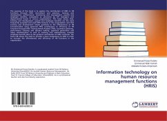 Information technology on human resource management functions (HRIS)