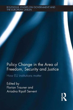 Cover Policy change in the Area of Freedom, Security and Justice (eBook, PDF)