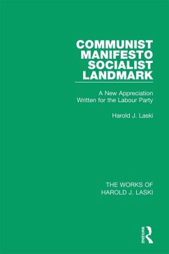 Cover Communist Manifesto (Works of Harold J. Laski) (eBook, ePUB)