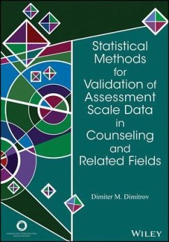 Cover Statistical Methods for Validation of Assessment Scale Data in Counseling and Related Fields (eBook, ePUB)