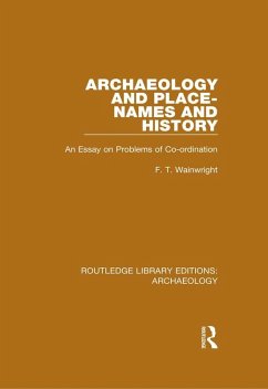 Cover Archaeology and Place-Names and History (eBook, PDF)