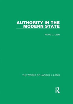 Cover Authority in the Modern State (Works of Harold J. Laski) (eBook, PDF)